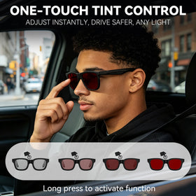 Osawalla Smart Glasses 0.5s dimming for instant comfort in bright light.