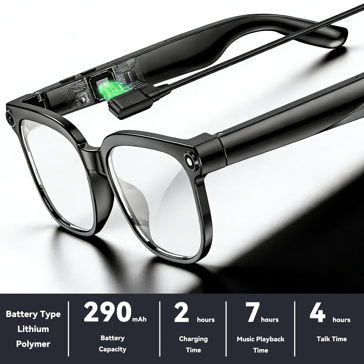 Osawalla smart glasses showing clear calls with ENC mics in a busy environment.