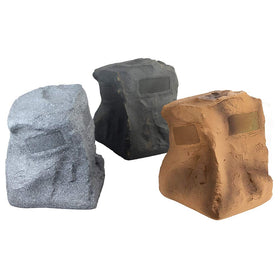 Garden setting with OSD Audio Omni Rock delivering 360-degree sound