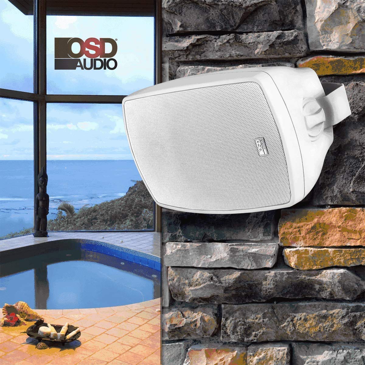 OSD Audio 6.5-inch full-range drivers delivering crisp highs and deep bass.