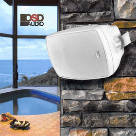 OSD Audio 6.5-inch full-range drivers delivering crisp highs and deep bass.