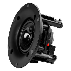 OSD Audio ACE400 next to standard recessed light, shows compact scale
