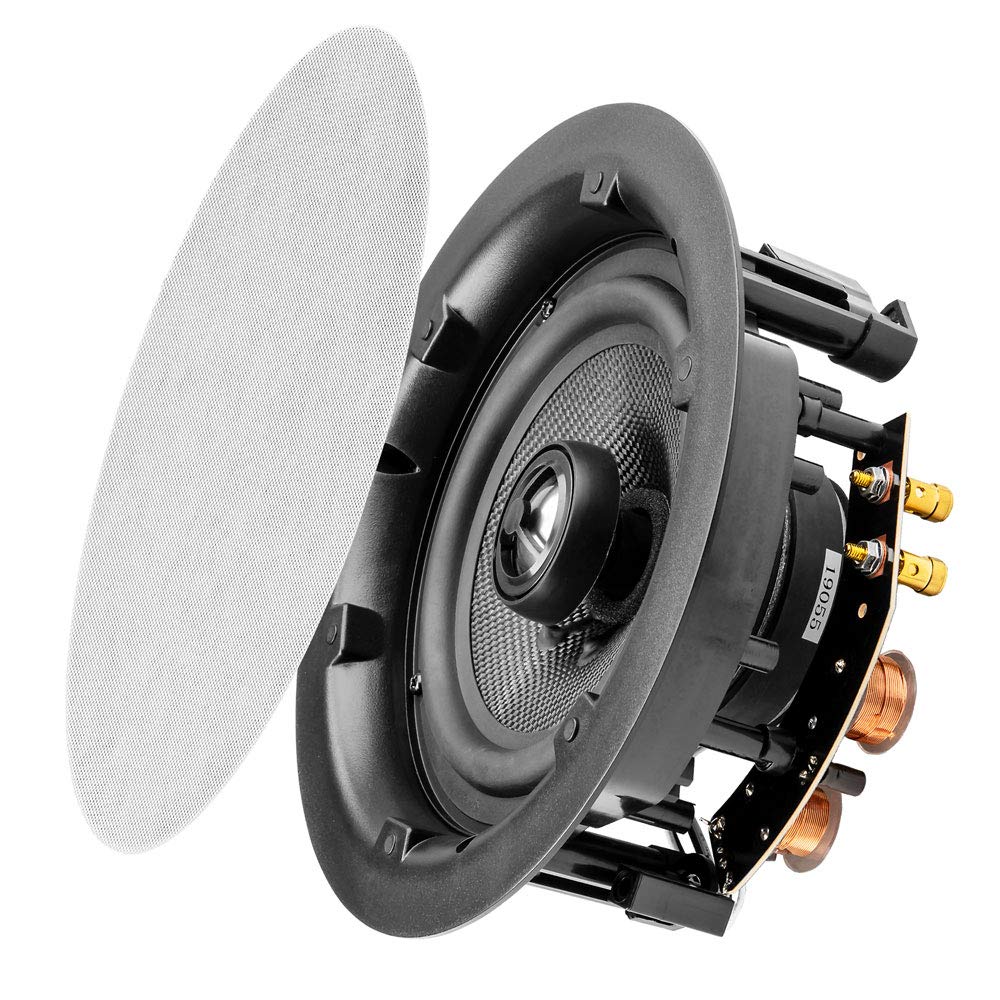OSD Audio ACE640 front view shows a slim trimless design for clean ceilings