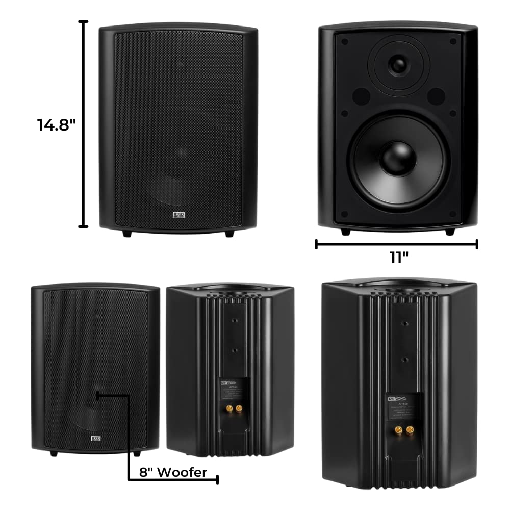 OSD Audio aluminum grille resists rust for long-lasting exterior performance.