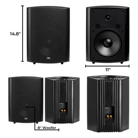 OSD Audio aluminum grille resists rust for long-lasting exterior performance.