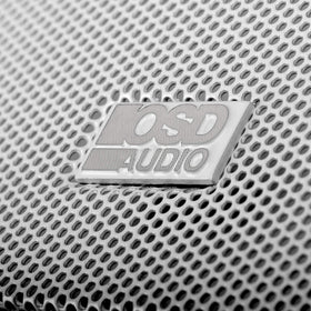 OSD Audio AP520 outdoor installation on a covered patio demonstrating clean integration.