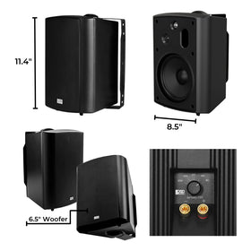 OSD Audio AP640 patio speaker tilt-adjustment for even coverage