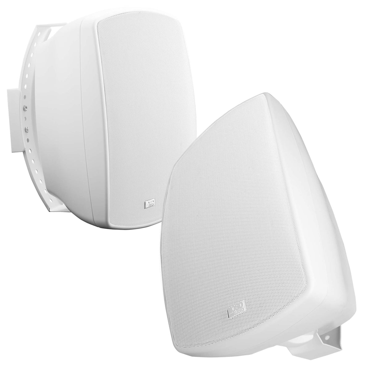 OSD Audio AP650 outdoor patio speaker front view with weather-ready, discreet styling