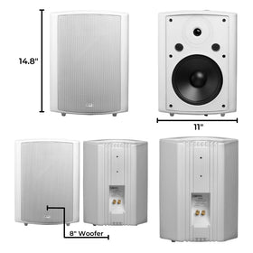AP840 mounting brackets enable vertical or horizontal installation