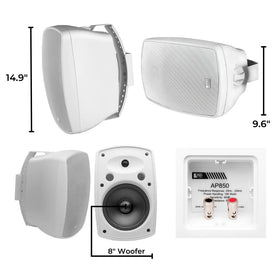 AP850 weatherproof design protects performance in temperature swings and moisture.