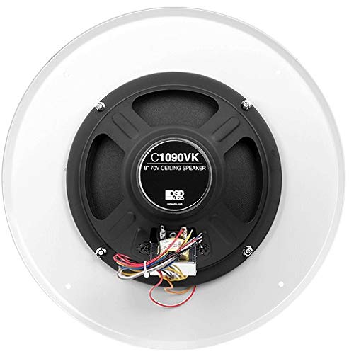 OSD Audio C1090 installed in a lobby ceiling showing unobtrusive coverage and uniform sound benefit