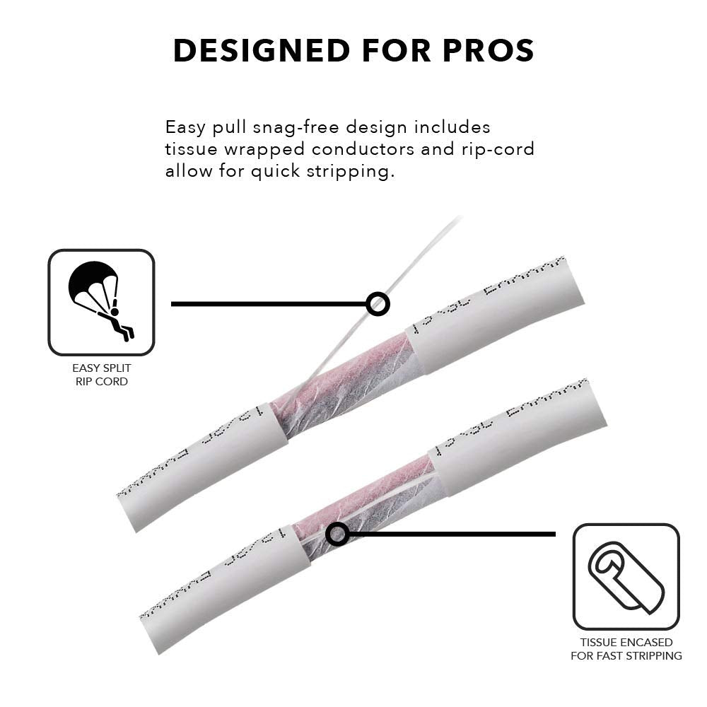 OSD Audio tissue-wrapped conductors for quick stripping during install