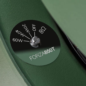 OSD Audio Forza weather resistant green enclosure blends with outdoors.