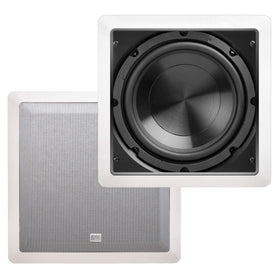 OSD Audio front grille view showing paintable flush mount and discreet looks benefit
