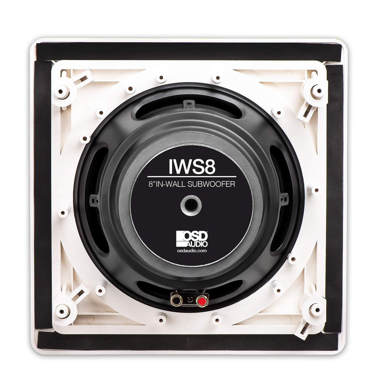 OSD Audio in a home theater setting showing immersive bass and improved impact benefit