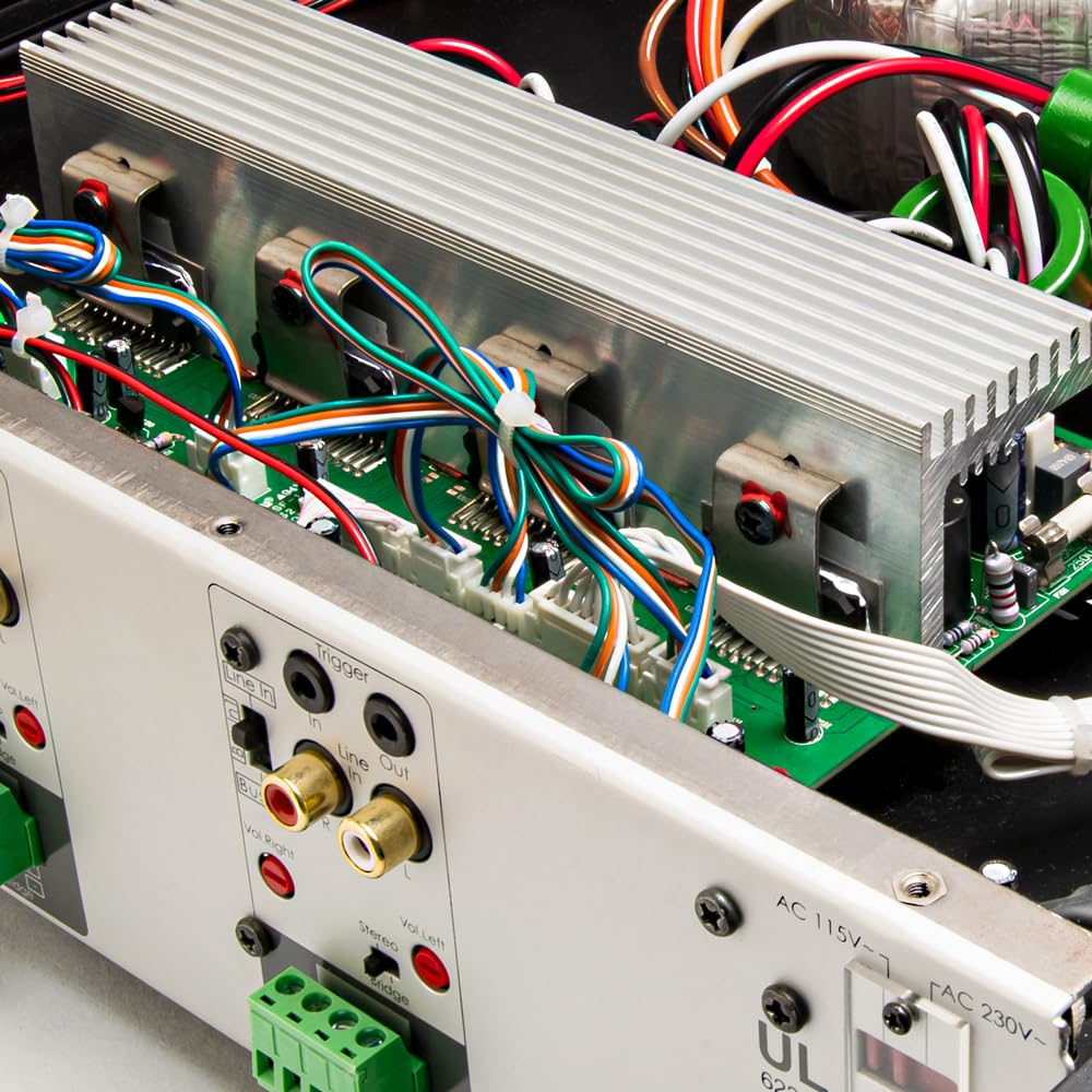 OSD Audio MX880 Gen2 front controls illustrating instant on/off per zone.