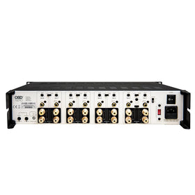 OSD Audio Nero bridge configurations closeup highlighting flexible power options for custom room setups.