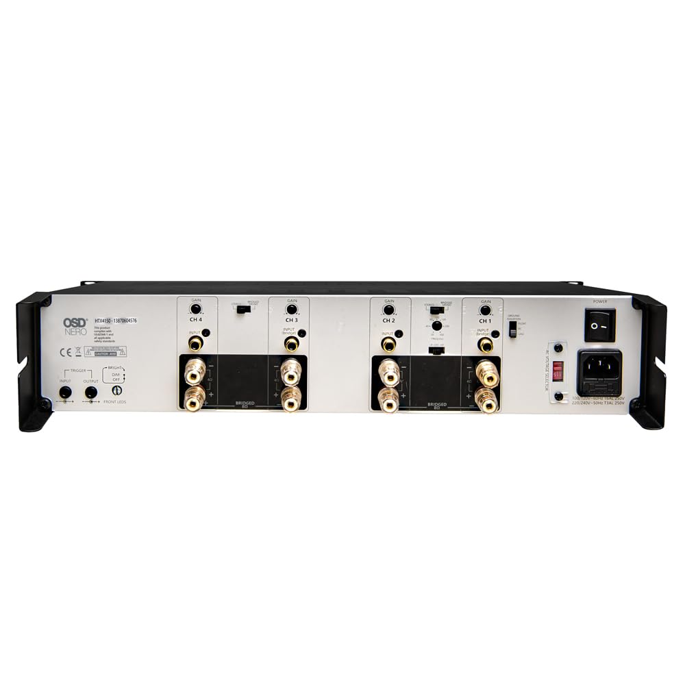OSD Audio Nero bridging setup demonstrates flexible output for high powered configurations