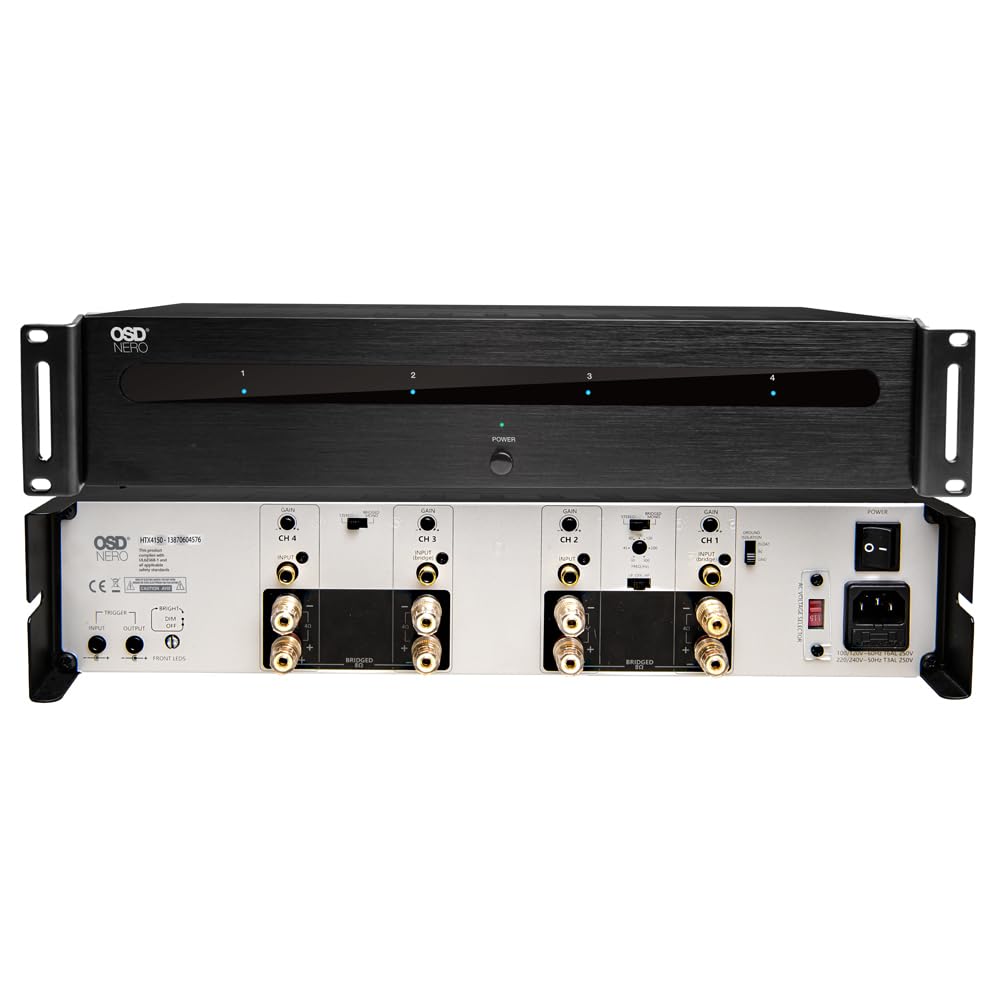 OSD Audio Nero front panel with accessible controls for quick power and status checks