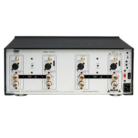 OSD Audio Nero HTA4200 rear ports show balanced XLR and RCA inputs for versatile connections.