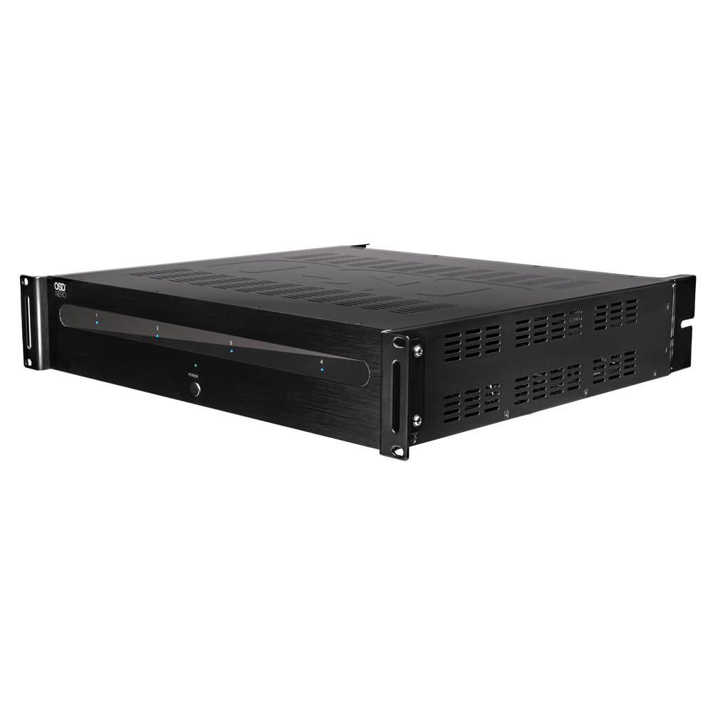 OSD Audio Nero subwoofer connection showing crossovers and level control for outdoor bass