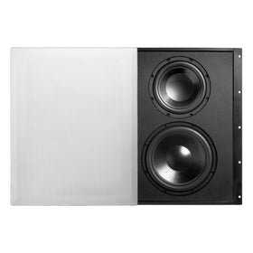 OSD Audio SL800D dual 8-inch drivers close-up, delivering deeper bass potential for music and movies