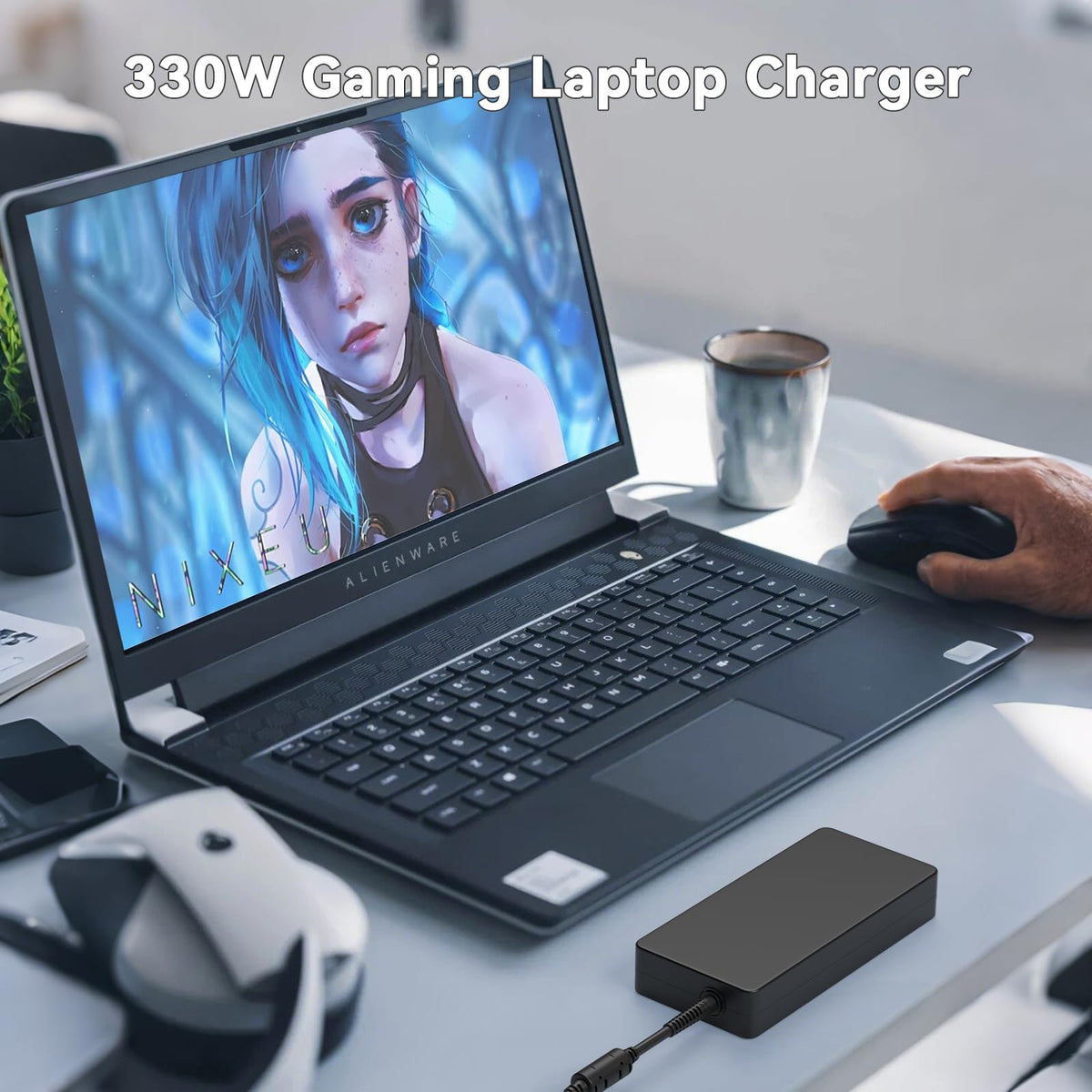 OSISZI plugged into an Acer Predator supplying reliable gaming power