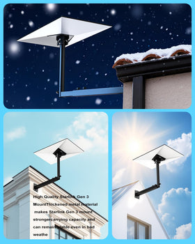 osknaruixi extendable arm detail highlighting telescoping 50–68 cm range for clear sky view