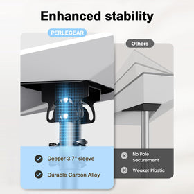 osknaruixi Starlink Gen 3 pole clamp fits varied diameters for stable mounting.