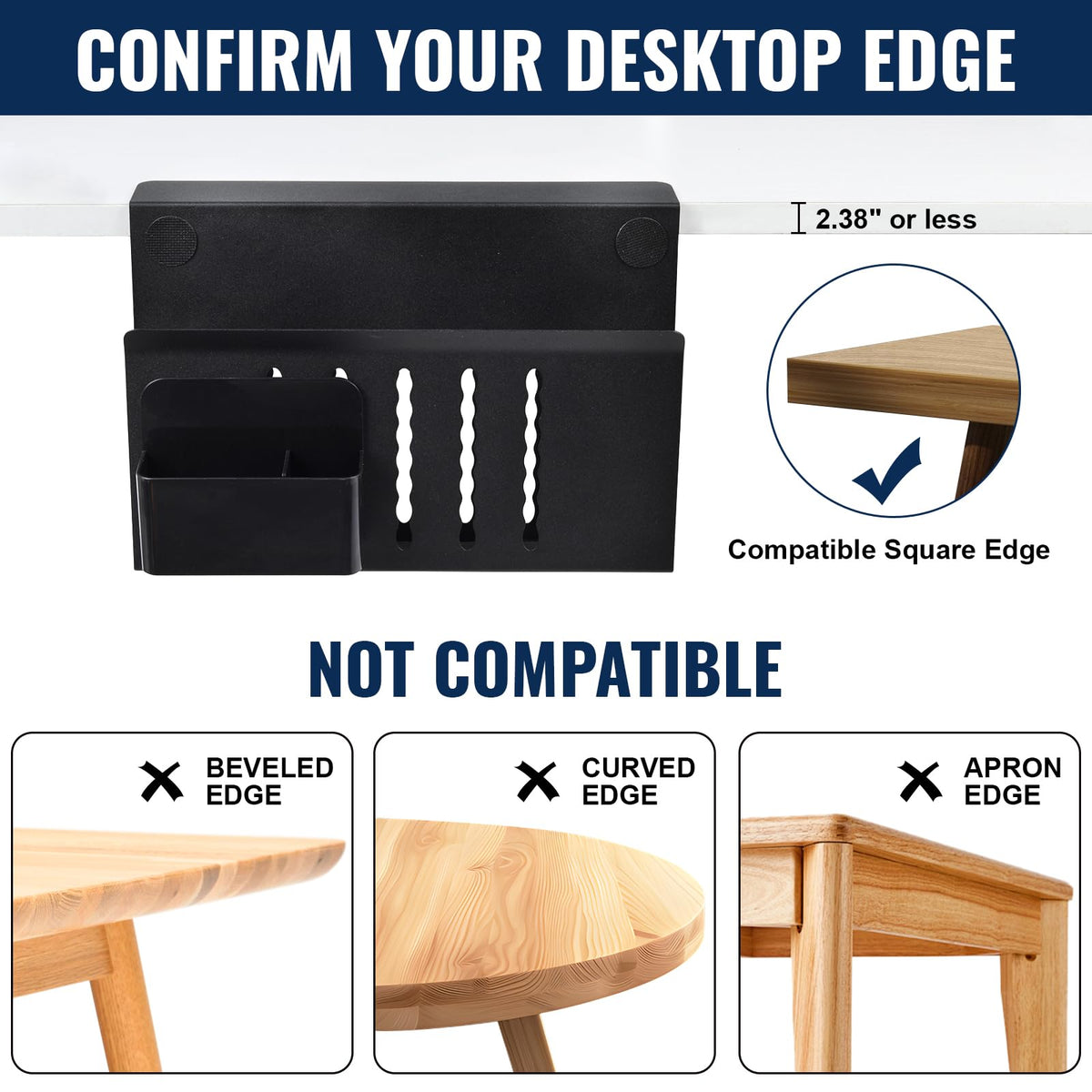 Osseph vertical layout frees desktop space while keeping files handy