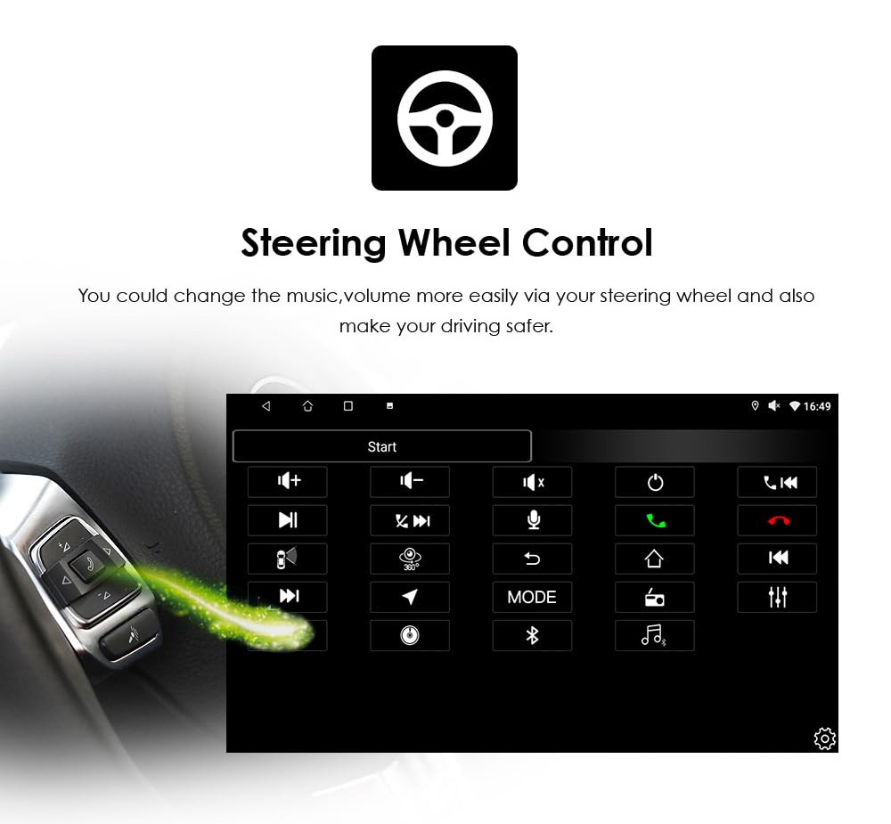 Ossuret Camaro Android 14 stereo dash installation overview