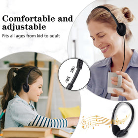 OSSZIT 3.5 mm plug and 4 ft cord showing universal compatibility and reach