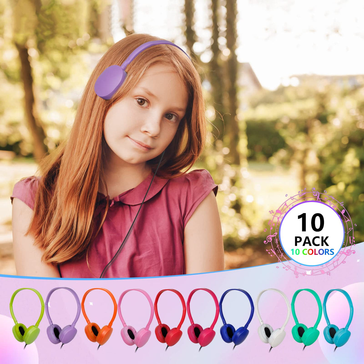 OSSZIT headphones color variation ideal for group activities and color coding.