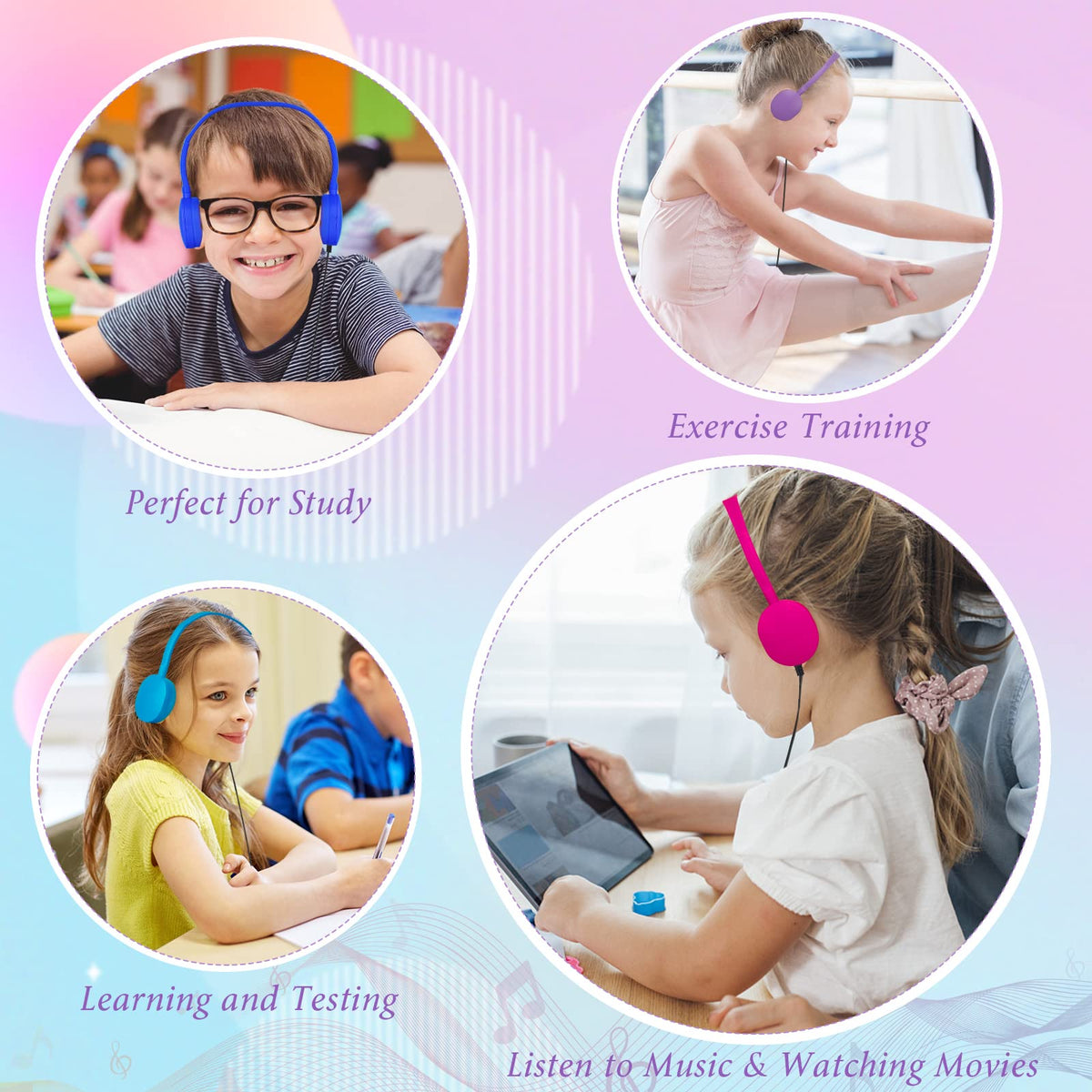 OSSZIT student wearing headphones in class showing comfortable use