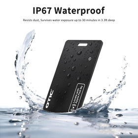 OTIC Wallet Tracker Card LED indicators show battery status