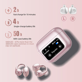 Otinsile 500mAh case recharges buds multiple times on the go.
