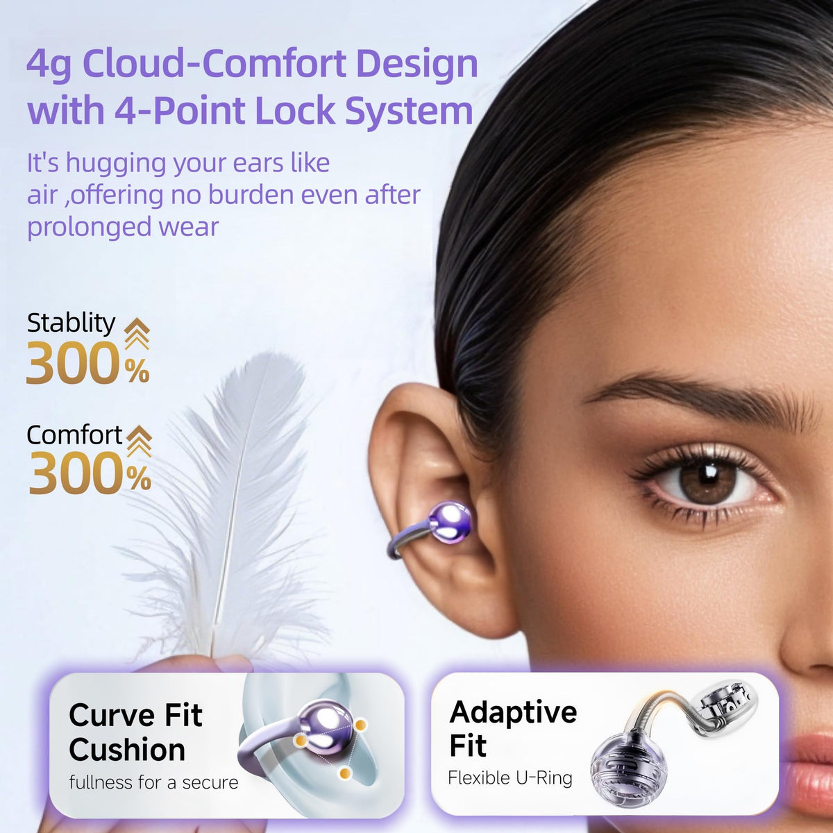 Otinsile M100 IPX7 protection against sweat and rain during workouts