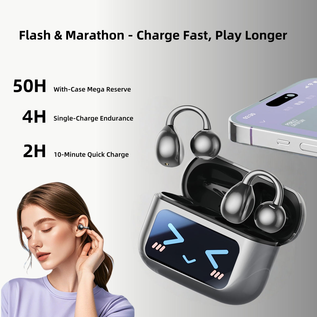 Otinsile M100 IPX7 waterproof for sweat and rain workouts.
