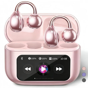 Otinsile Open-Ear Buds with touchscreen case for convenient, hands-free controls during workouts.