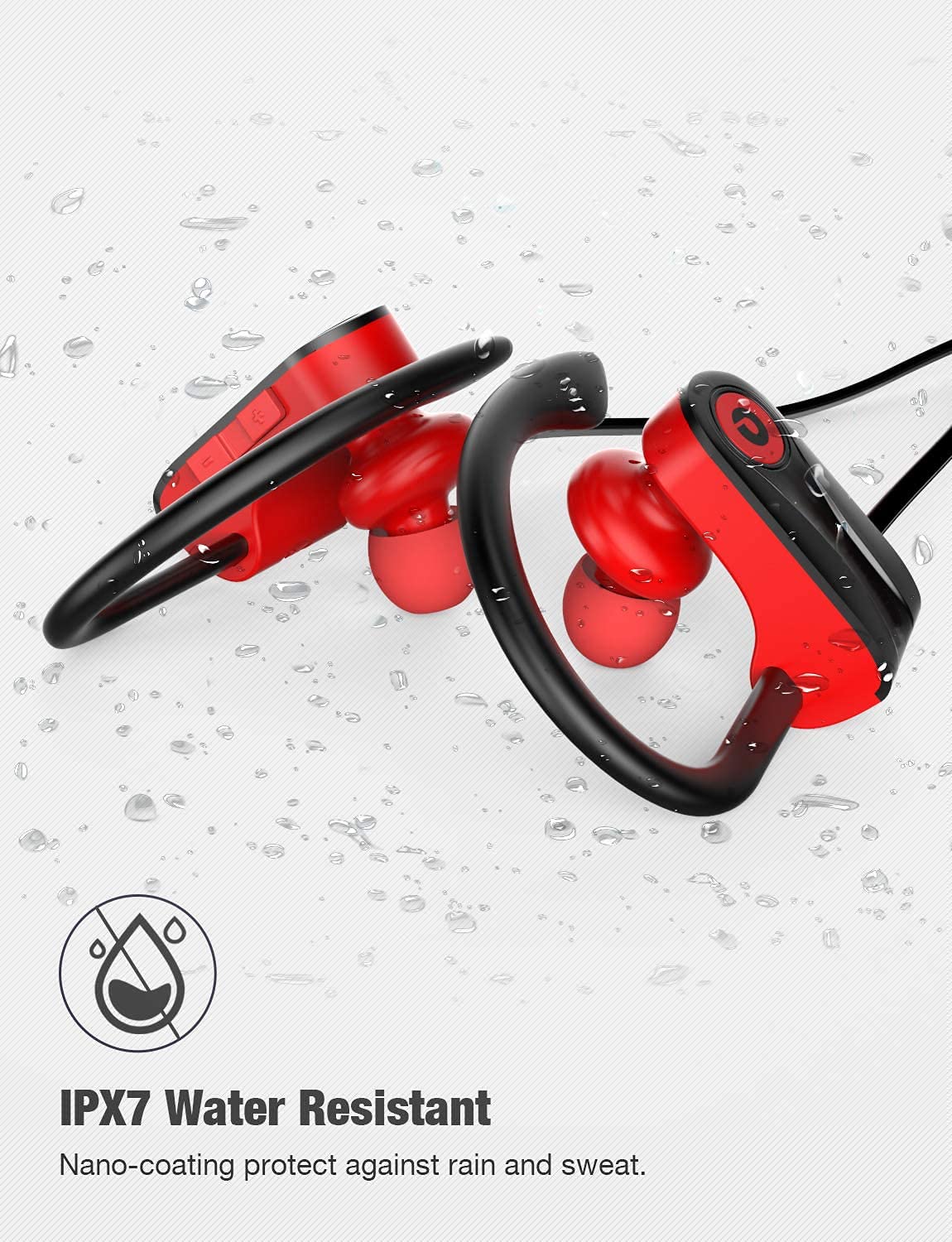 Otium charging case open with earbuds showing quick-charge convenience