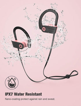Otium earbuds worn by runner demonstrating secure fit during exercise