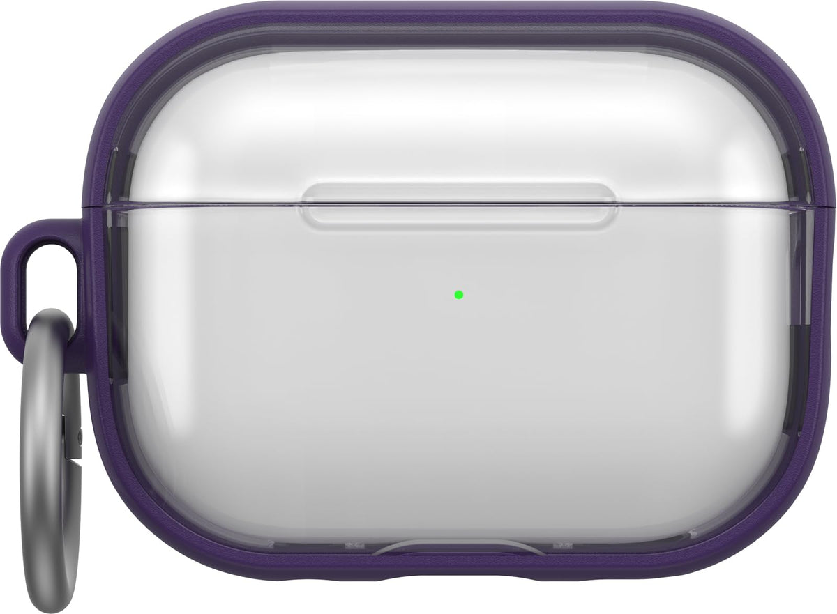 OtterBox AirPods Pro Case 2 clear side view shows grip and color pop.