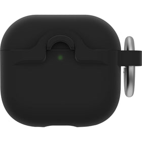OtterBox AirPods Soft Touch Case texture closeup highlights grippy finish and style.