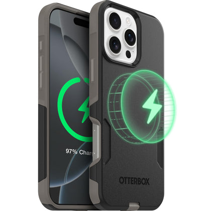 OtterBox front view showing Black Ash finish and pocket-friendly benefit
