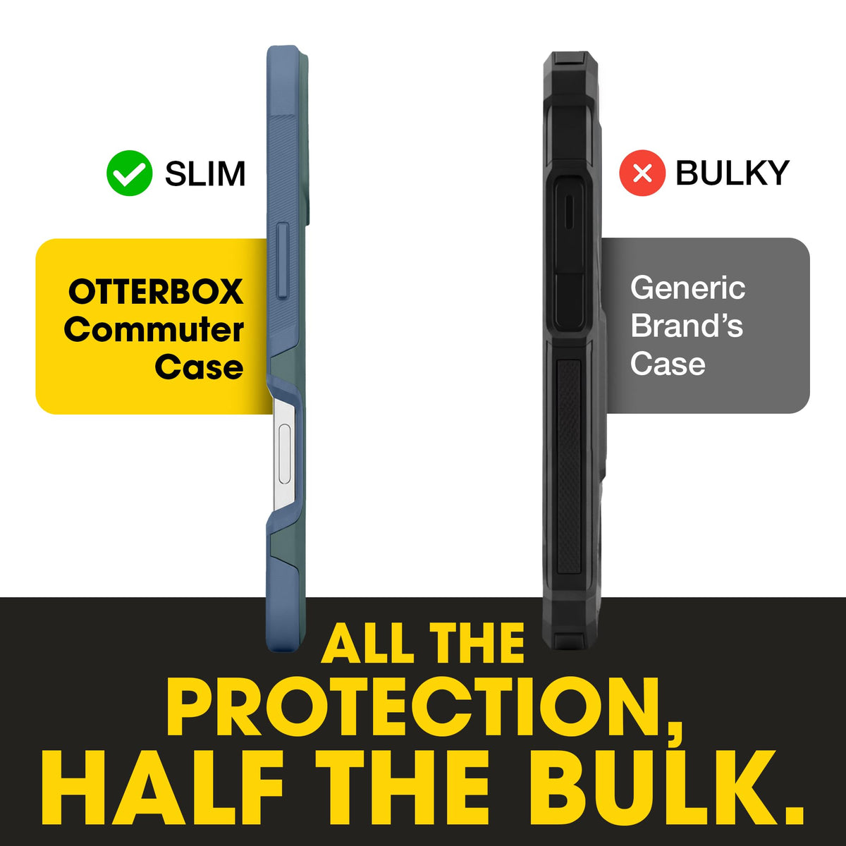 OtterBox demonstrating MagSafe alignment and secure magnetic hold benefit