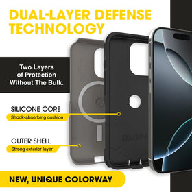 OtterBox Commuter rear view highlighting camera protection and raised bezel benefit