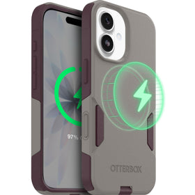 OtterBox Commuter Series front view showing slim purple case protecting screen