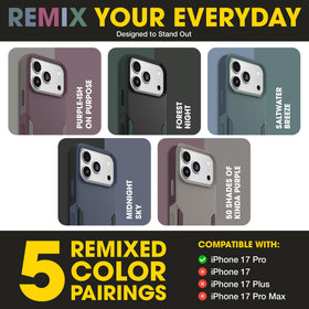 OtterBox Forest Night on commuter table showing everyday protection