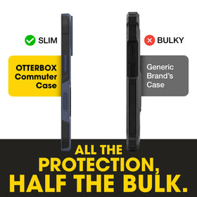 OtterBox commuter attached to MagSafe charger demonstrating secure alignment