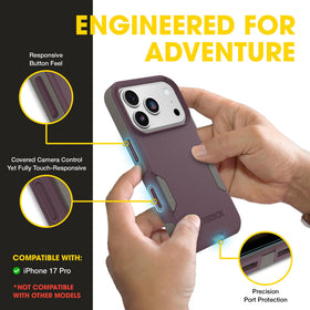OtterBox commuter side profile highlighting thin dual-layer protection benefit
